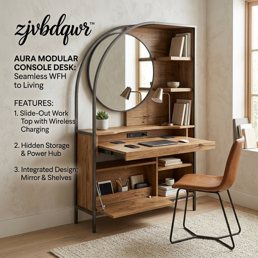 zjvbdqwr™ Multifunctional Storage Ottoman with Cantilevered Side Table, Integrated USB-C Charging Station & AC Outlet, Hidden Pull-Out Storage Drawer, Fabric Convertible Accent Chair Footstool with Cup Holder for Living Room & Small Spaces